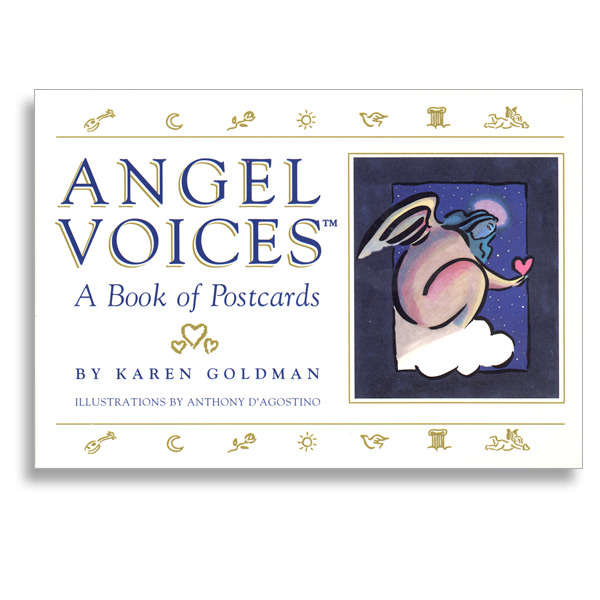 Cover Illustration for "Angel Voices" postcard book, Andrews & McMeel