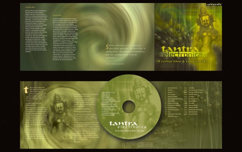 "Tantra Electronica" CD Packaging Design by A.D. Design in Santa Fe, New Mexico