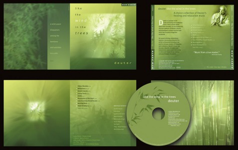 "Like the Wind in the Trees" CD Packaging Design by A.D. Design in Santa Fe, New Mexico