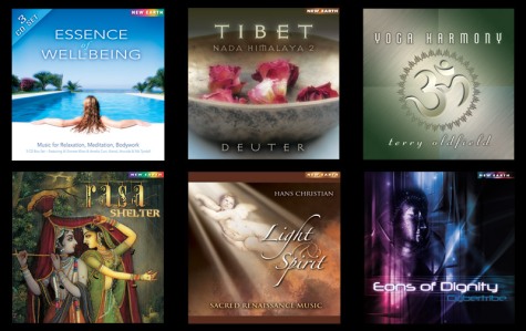 CD Cover Designs for New Earth Records by A.D. Design in Santa Fe, New Mexico